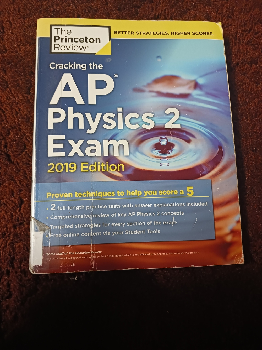 The Princeton Review Cracking the AP Physics 2 Exam 2019 Edition - Blue/Yellow